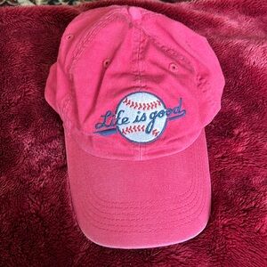 Life Is Good red baseball cap, adjustable